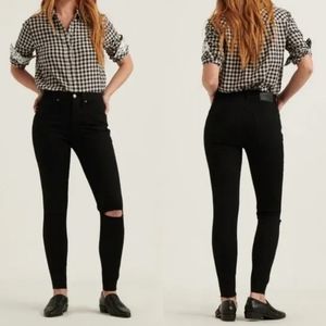 Women's Lucky Brand Brooke Skinny Black Jeans Size 4/27A
